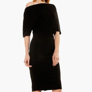NWT Alexia Admor Draped One-Shoulder Dress